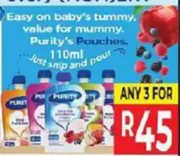 Supa Store Purity's Pouches offer