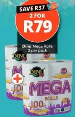 Checkers DINU MEGA ROLLS offer