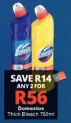 Checkers Domestos Thick Bleach offer