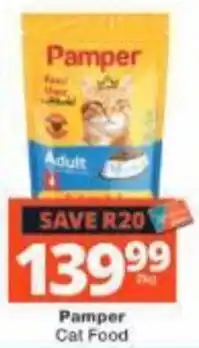 Checkers Pamper Cat Food offer