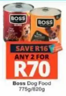 Checkers Boss Dog Food offer