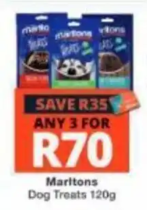 Checkers Marltons Dog Treats offer
