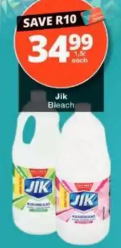 Checkers Jik Bleach offer
