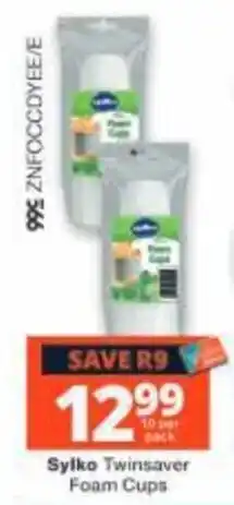 Checkers Sylko Twinsaver Foam Cups offer