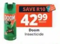 Checkers Doom Insecticide offer
