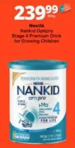 Checkers Nestlé Nankid Optipro Stage 4 Premium Drink for Growing Children offer