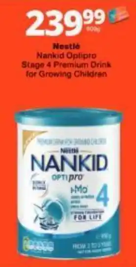 Checkers Nestlé Nankid Optipro Stage 4 Premium Drink for Growing Children offer