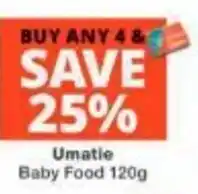 Checkers Umatle Baby Food offer