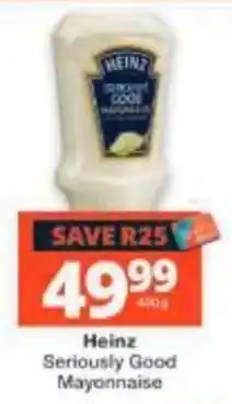 Checkers Heinz Seriously Good Mayonnaise offer