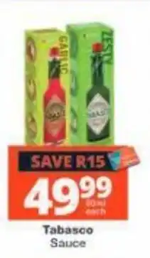 Checkers Tabasco Sauce offer