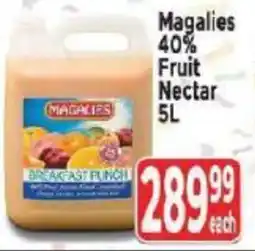 Supa Store Magalies 40% Fruit Nectar offer