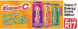 Supa Store Super C Energy Drink offer