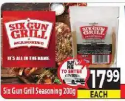 Supa Store Six Gun Grill Seasoning offer