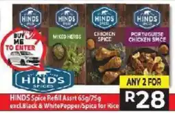 Supa Store HINDS Spice Refill Assorted offer