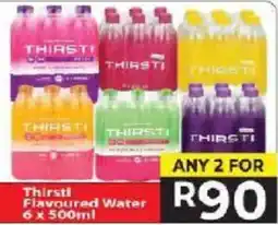 Supa Store Thirsti Flavoured Water offer