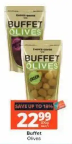 Checkers Buffet Olives offer