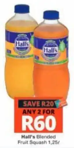Checkers Hall's Blended Fruit Squash offer