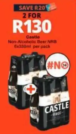 Checkers Castle Non-Alcoholic Beer NRB offer