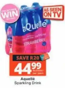 Checkers aQuelle Sparkling Drink offer
