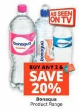 Checkers Bonaqua Product Range offer