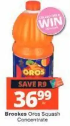 Checkers Brookes Oros Squash Concentrate offer