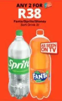 Checkers Fanta/Sprite/Stoney Soft Drink offer