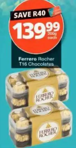 Checkers Ferrero Rocher T16 Chocolates offer