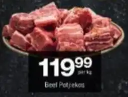 Checkers Beef Potjiekos offer
