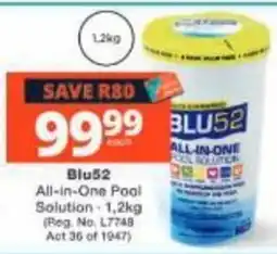 Checkers Blu52 All-in-One Pool Solution offer