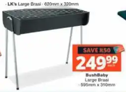 Checkers BushBaby Large Braai offer