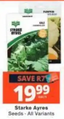 Checkers Starke Ayres Seeds offer