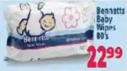 Supa Store Bennetts Baby Wipes offer