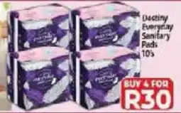 Supa Store Destiny Everyday Sanitary Pads offer