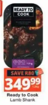 Checkers Ready to Cook Lamb Shank offer