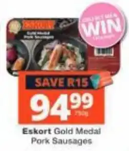 Checkers Eskort Gold Medal Pork Sausages offer