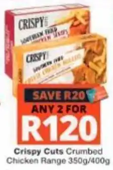 Checkers Crispy Cuts Crumbed Chicken Range offer