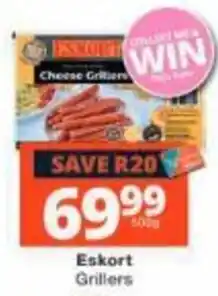 Checkers Eskort Griller offer