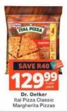 Checkers Dr. Oetker Ital Pizza Classic Margherita Pizzas offer