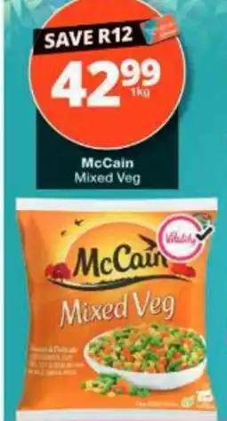 Checkers McCain Mixed Veg offer