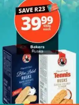 Checkers Bakers Rusks offer