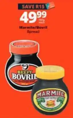 Checkers Marmite/Bovril Spread offer