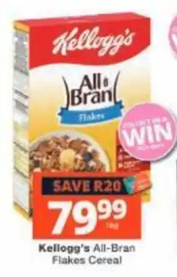 Checkers Kellogg's All-Bran Flakes Cereal offer