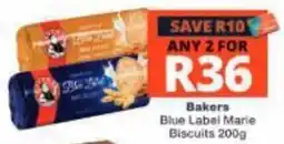 Checkers Bakers Blue Label Marie Biscuits offer