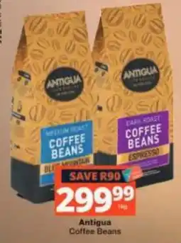 Checkers Antigua Coffee Beans offer