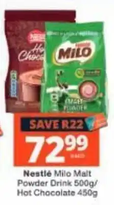 Checkers Nestlé Milo Malt Powder Drink offer