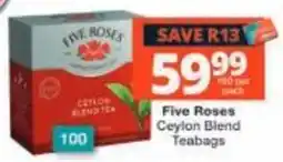 Checkers Five Roses Ceylon Blend Teabags offer