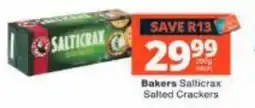 Checkers Bakers Salticrax Salted Crackers offer