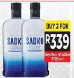 Supa Store SADKO VODKA offer