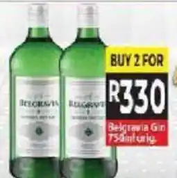 Supa Store Belgravia Gin offer