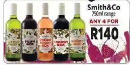 Supa Store Smith&Co 750ml range offer